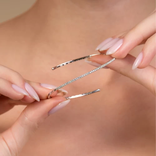 Brățară flexibilă, aur 18k, inserție titan, diamante naturale 0.41 ct, cod 01039LBBD