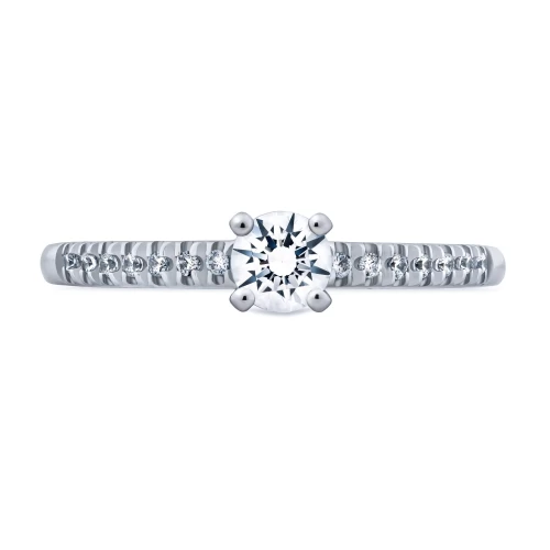 Inel de logodnă 0.30 ct + 0.07 ct, cod 1040