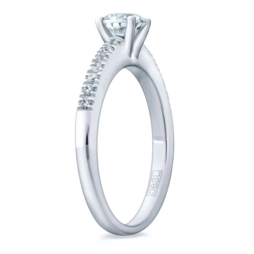 Inel de logodnă 0.40 ct + 0.07 ct, cod 1040