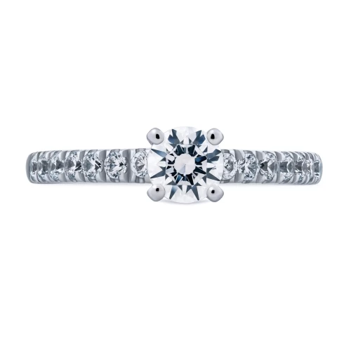 Inel de logodnă 0.50 ct + 0.27 ct, cod 1040