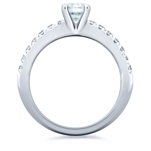 Inel de logodnă 0.50 ct + 0.27 ct, cod 1040