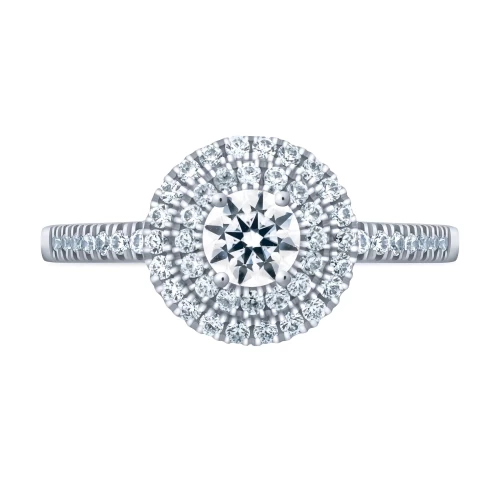 Inel de logodnă 0.30 ct + 0.30 ct, cod 1080