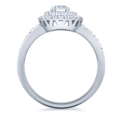 Inel de logodnă 0.30 ct + 0.30 ct, cod 1080