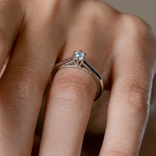 Inel de logodnă 0.15 ct, cod 1082