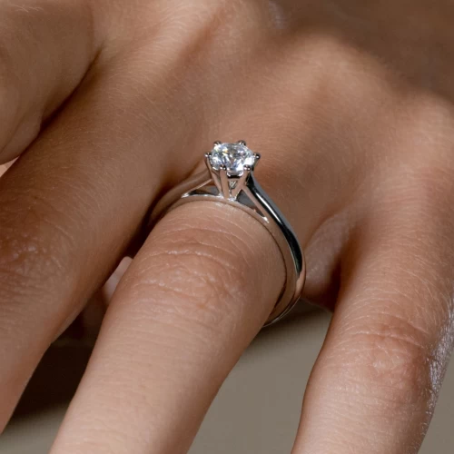 Inel de logodnă 0.50 ct, cod 1082