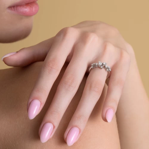 Inel tip fantezie 0.18 ct + 0.41 ct, cod 15472