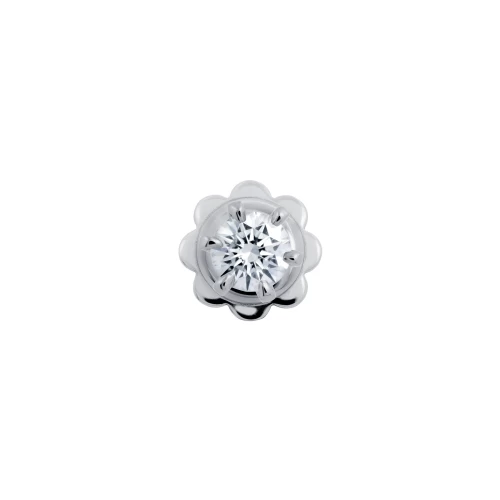 Cercel tip stud, aur 18k, diamant natural 0.20 ct, cod 01079LOB40D1